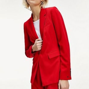 Bright Red Blazer